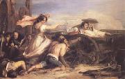 Sir David Wilkie The Defence of Saragossa (mk25) oil